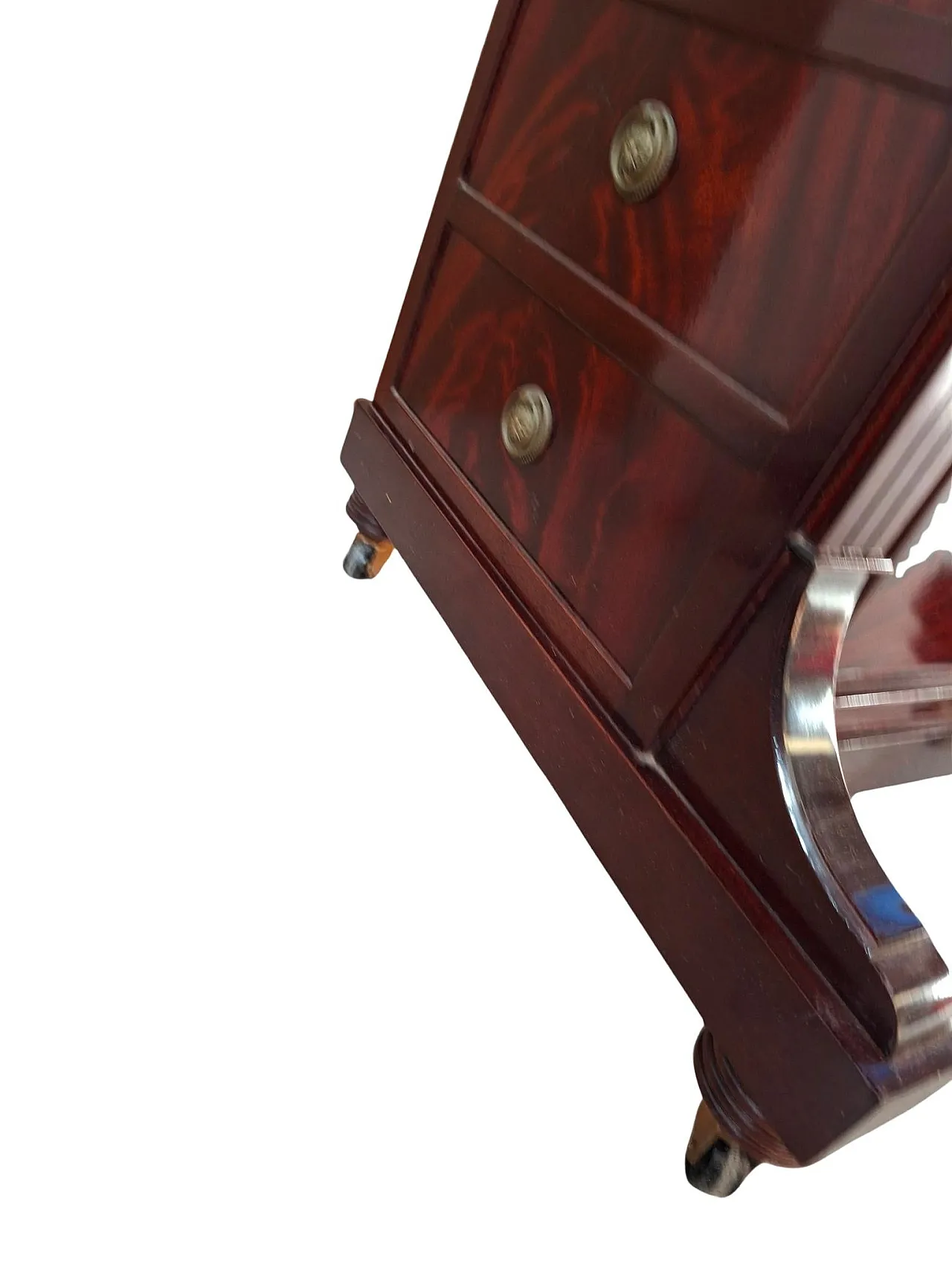 Davenport mahogany writing desk, 1980s 14