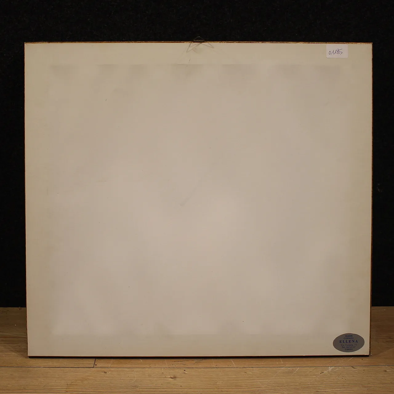 Italian snowy landscape painting signed and dated, 1932 10