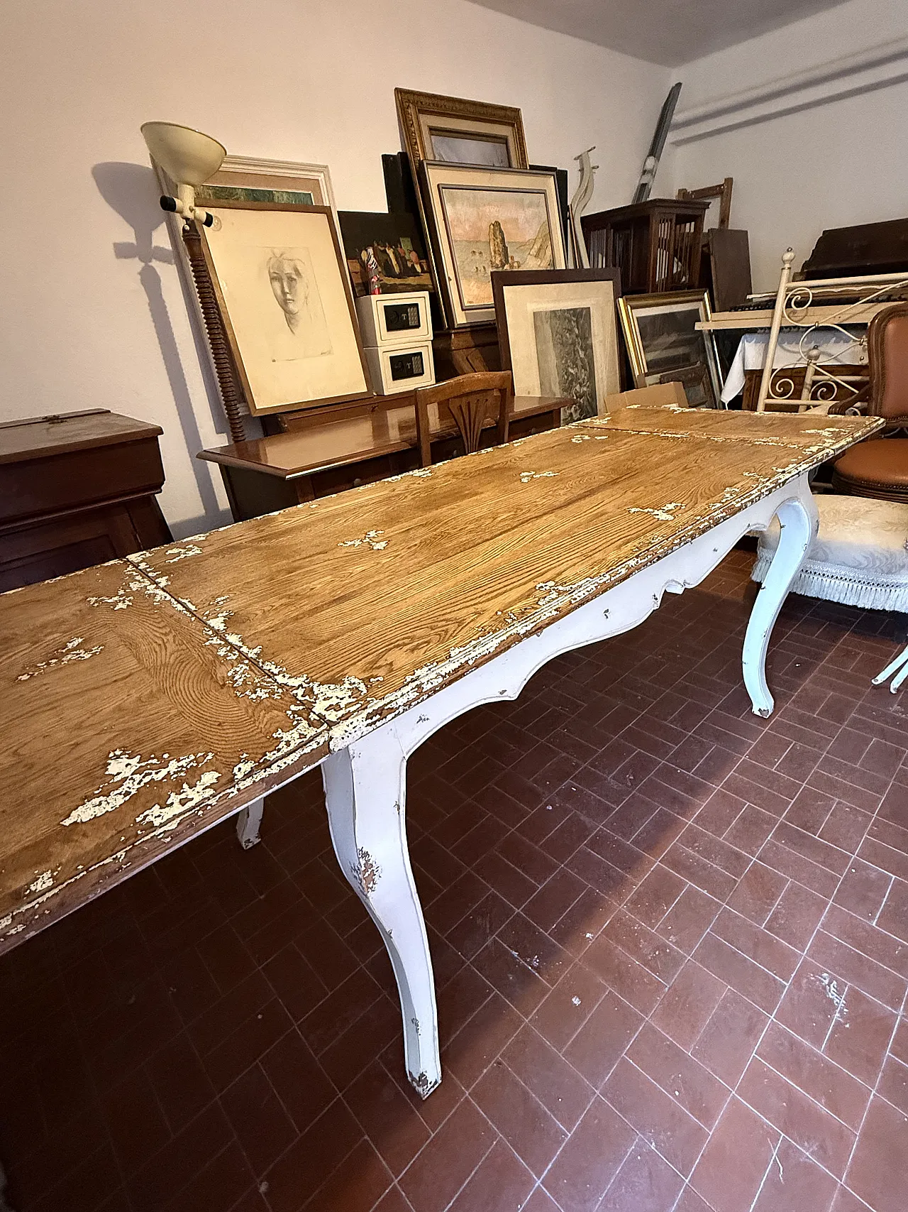 Extendable Provençal style dining table, 2000s 1
