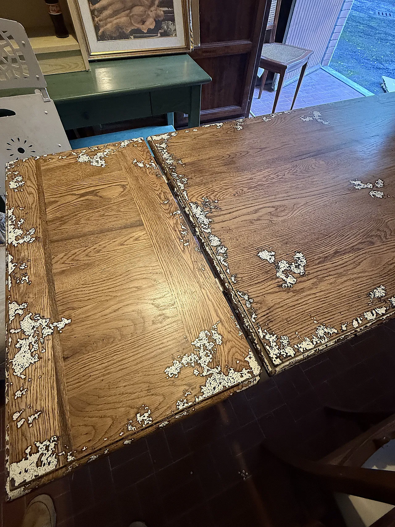 Extendable Provençal style dining table, 2000s 3