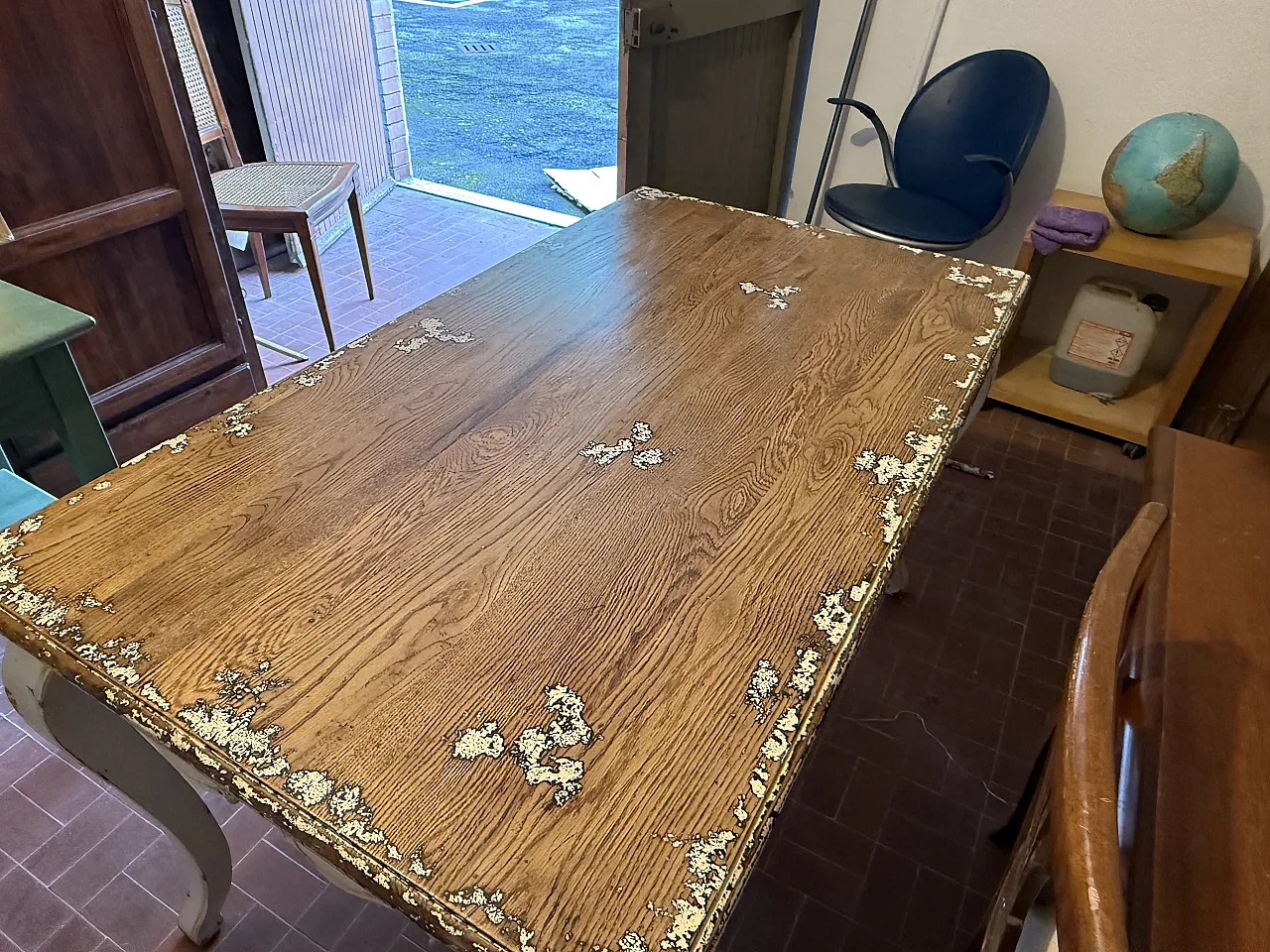 Extendable Provençal style dining table, 2000s 4