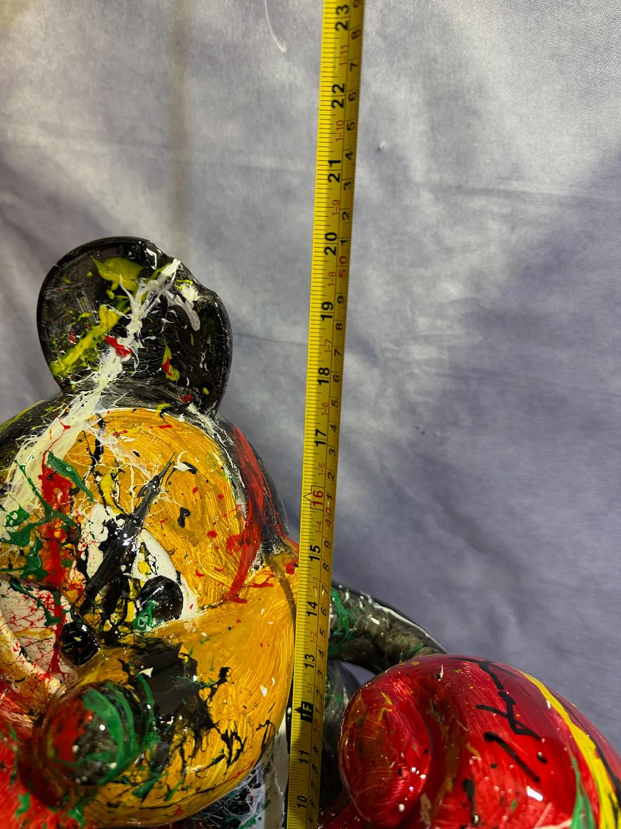 Topolino Boxe di Silvio Formichetti in resina, anni 2000 7