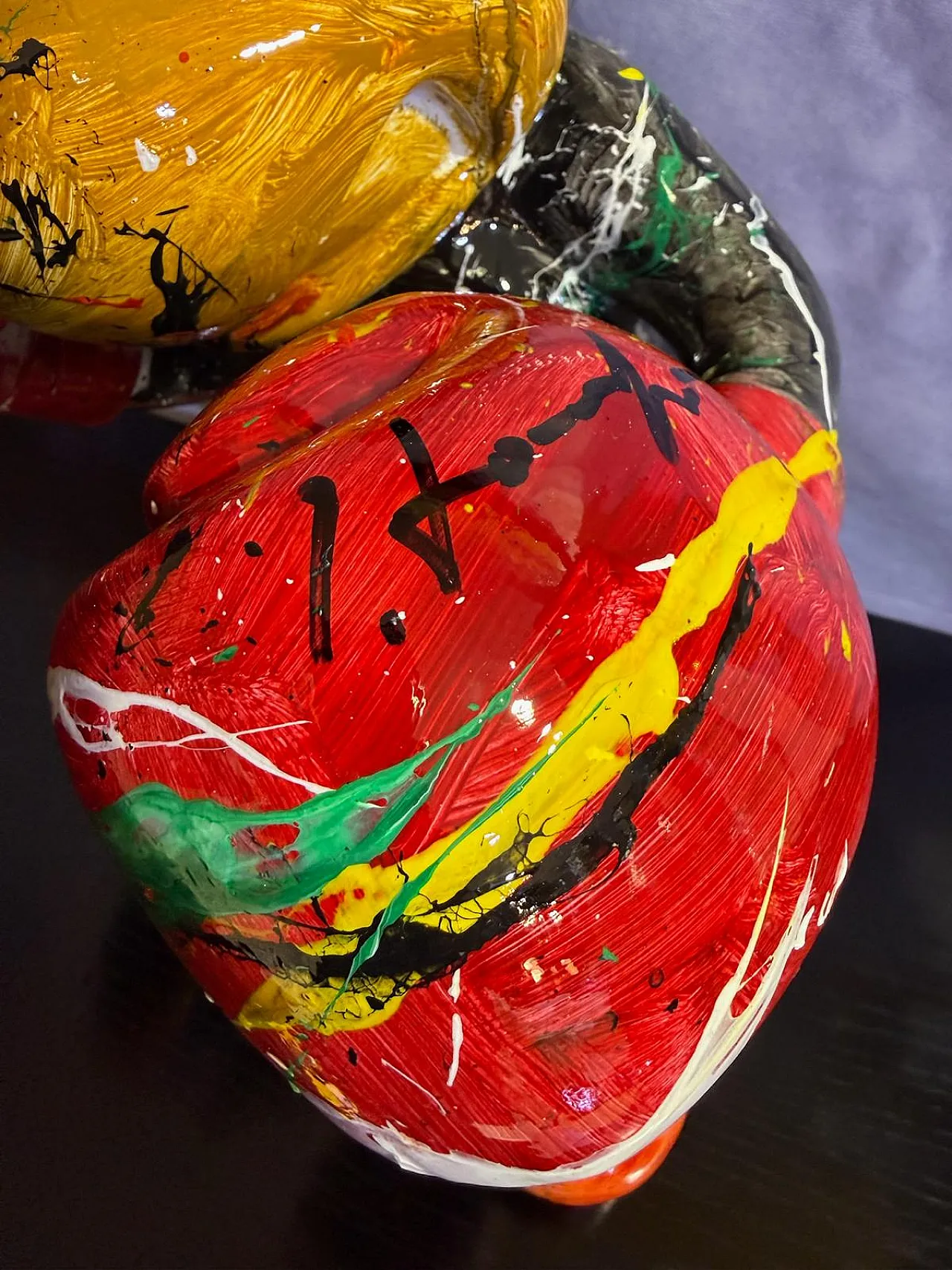 Topolino Boxe di Silvio Formichetti in resina, anni 2000 8