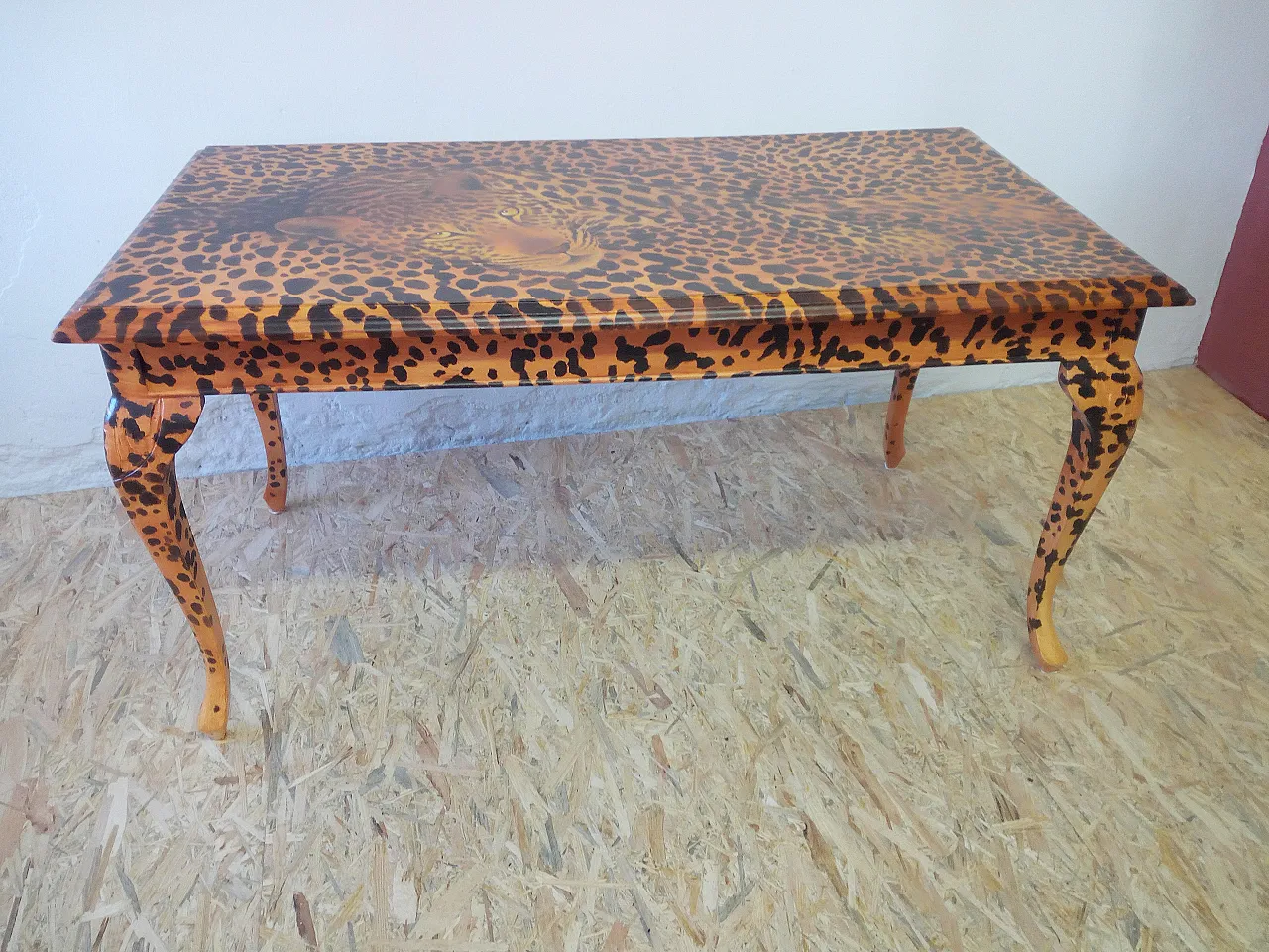 Tavolo stile Chippendale in faggio, '900 8