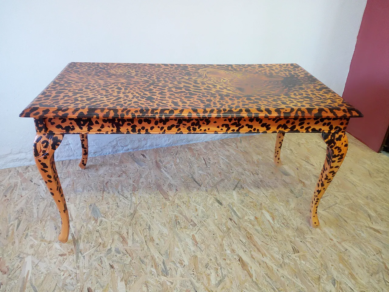 Tavolo stile Chippendale in faggio, '900 13