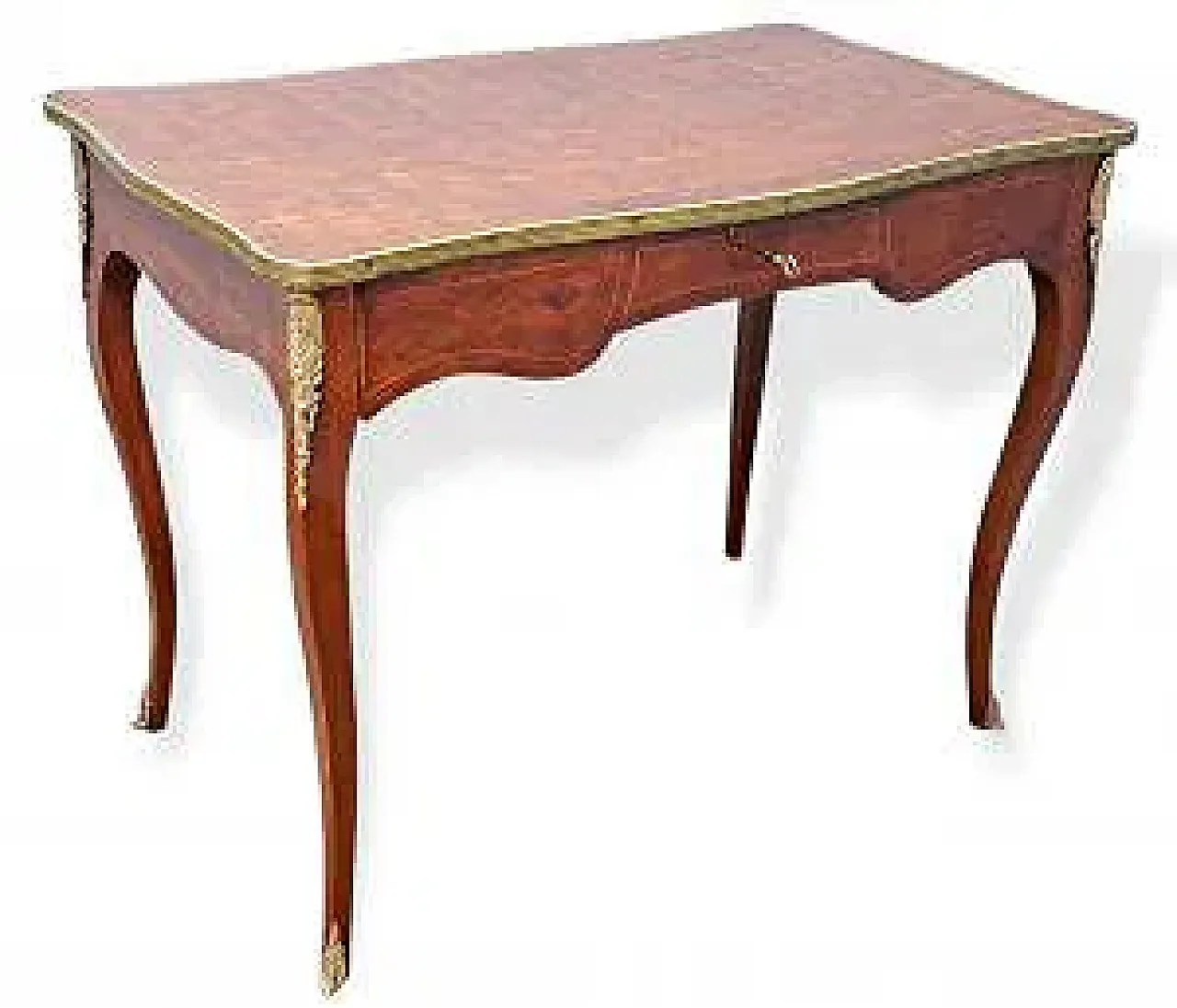 Louis XV style wooden center writing desk, mid-19th century 2