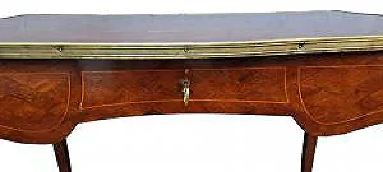 Louis XV style wooden center writing desk, mid-19th century 5