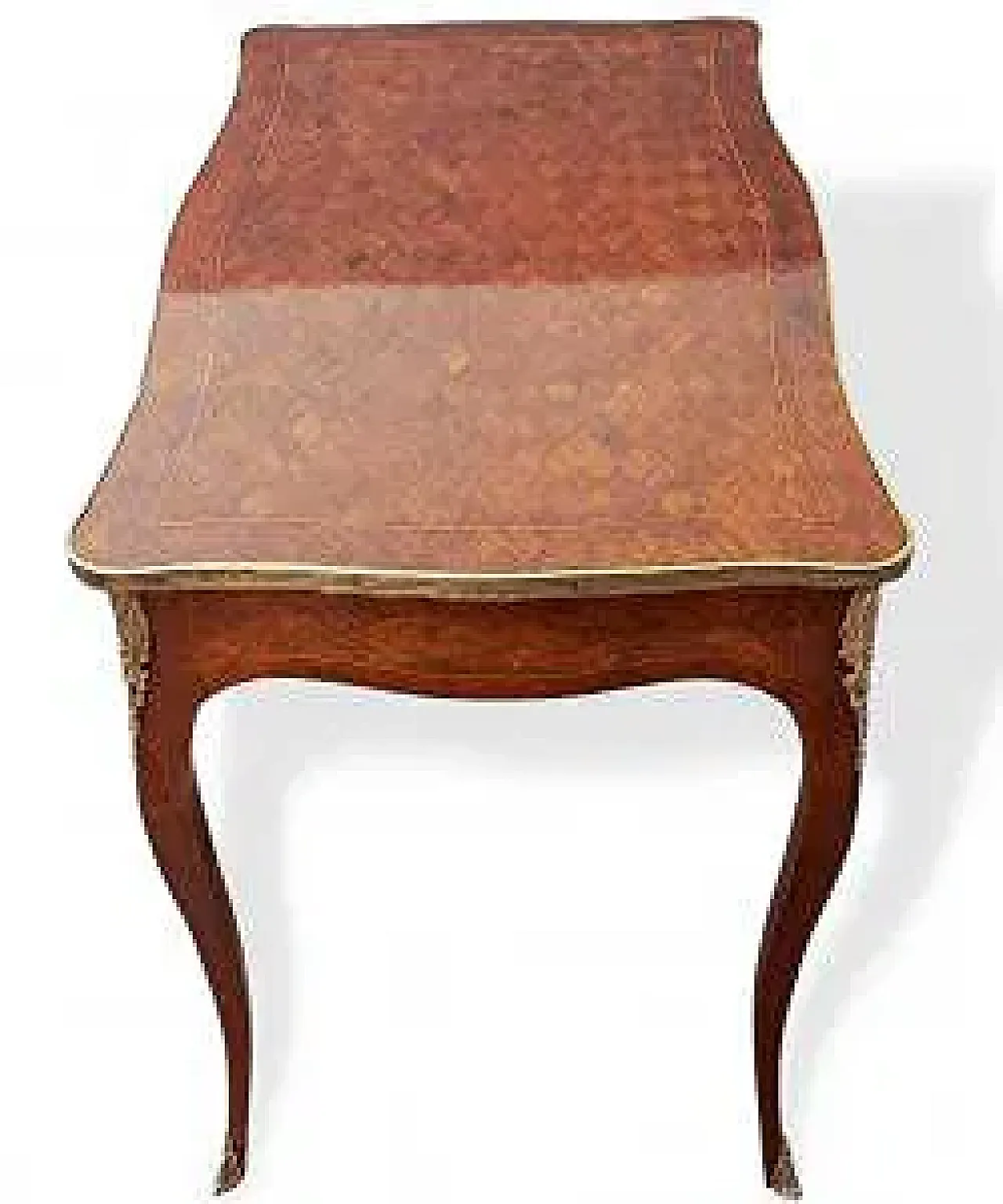 Louis XV style wooden center writing desk, mid-19th century 7