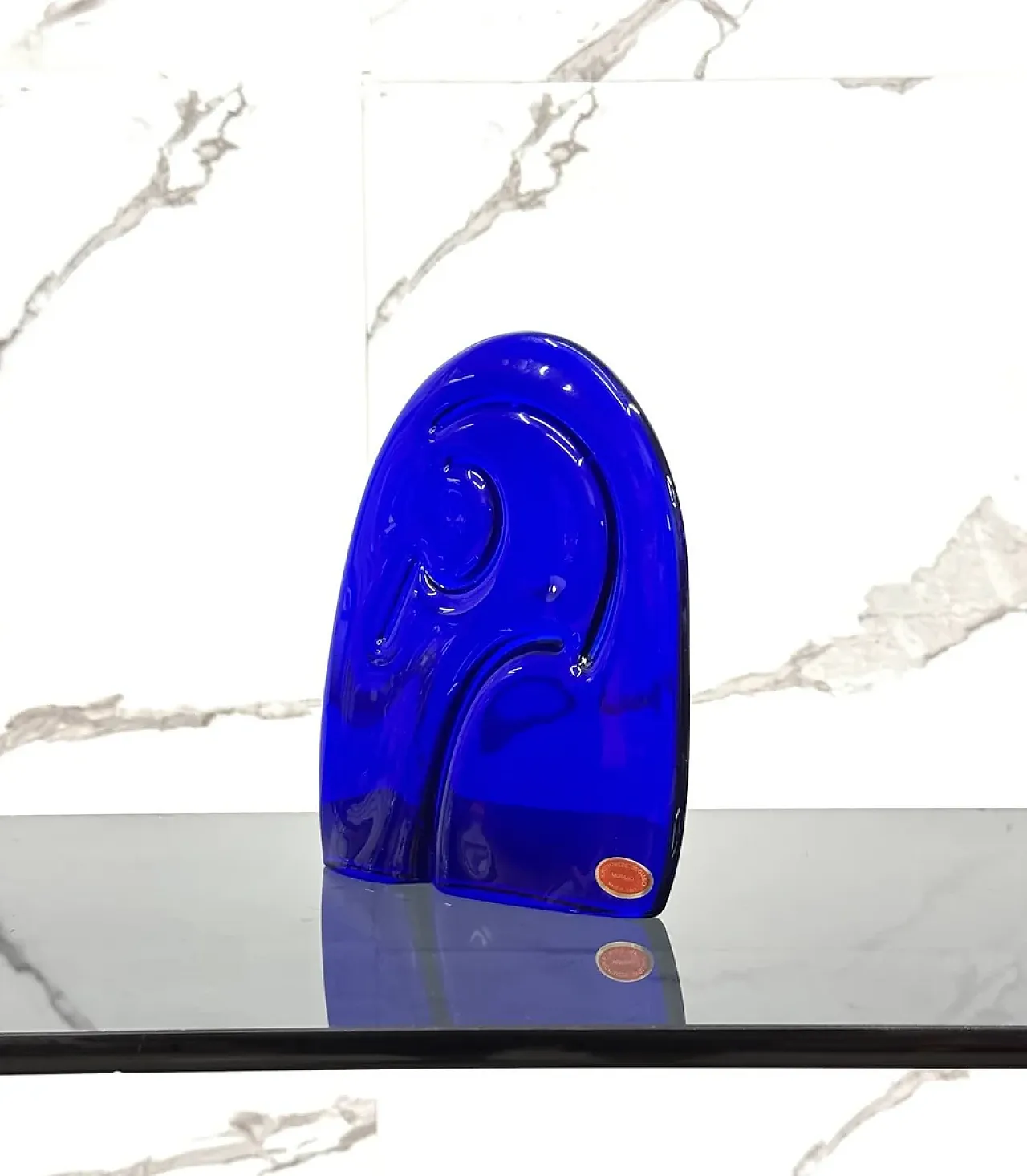 Archimedes Seguso sculpture in Murano glass, 1970s 1