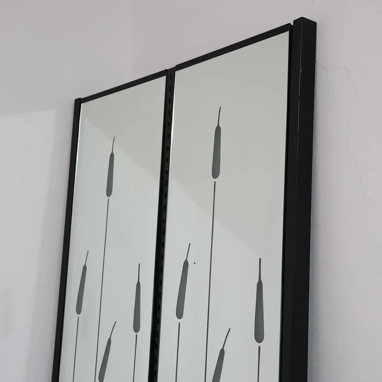 Specchio retroilluminato da parete, anni ‘80 4