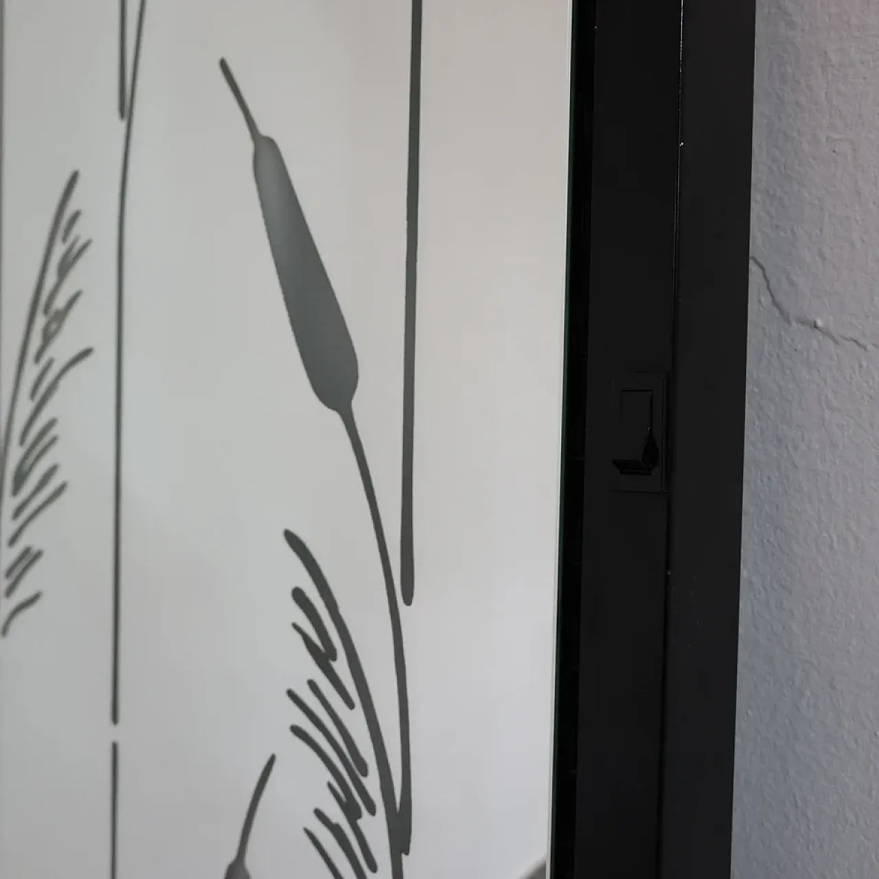 Specchio retroilluminato da parete, anni ‘80 8