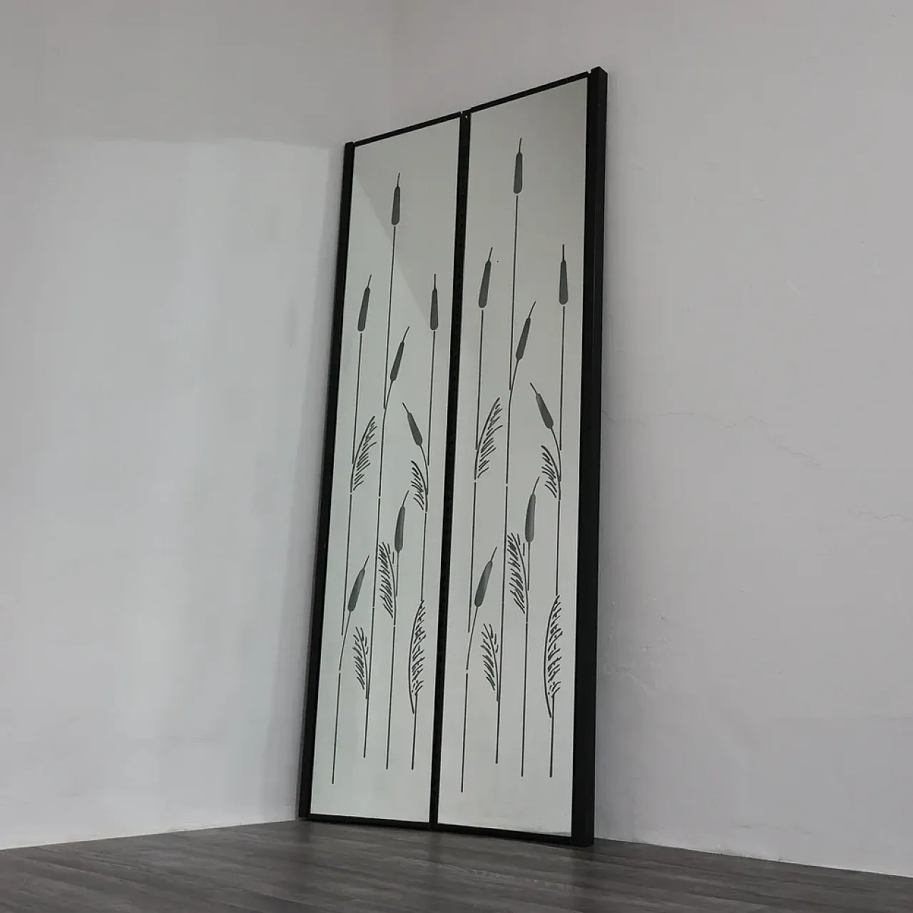 Specchio retroilluminato da parete, anni ‘80 9