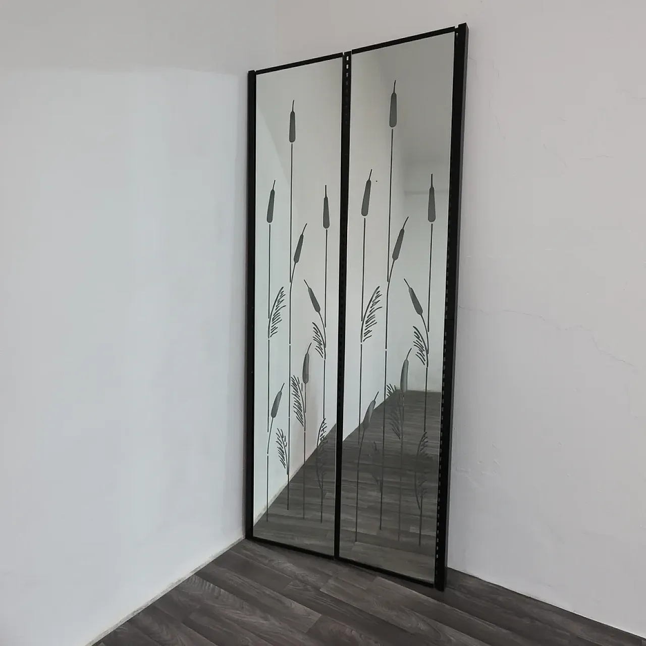 Specchio retroilluminato da parete, anni ‘80 12