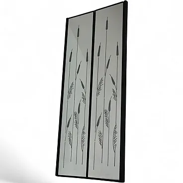 Backlit wall mirror, 1980s