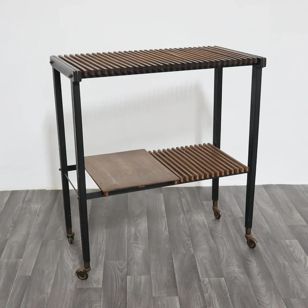 Modern Mid-Century teak cart, 1960s 1