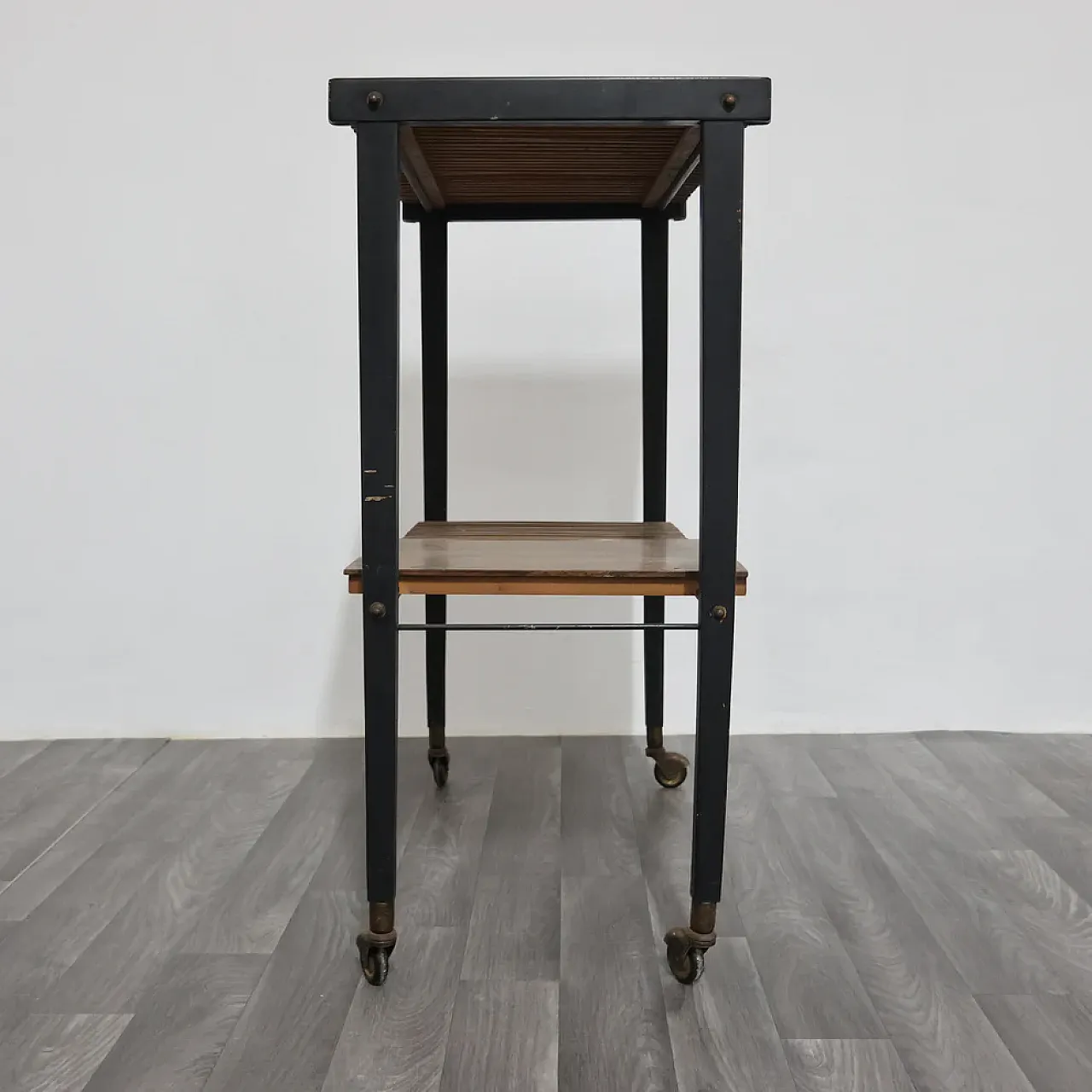 Modern Mid-Century teak cart, 1960s 5