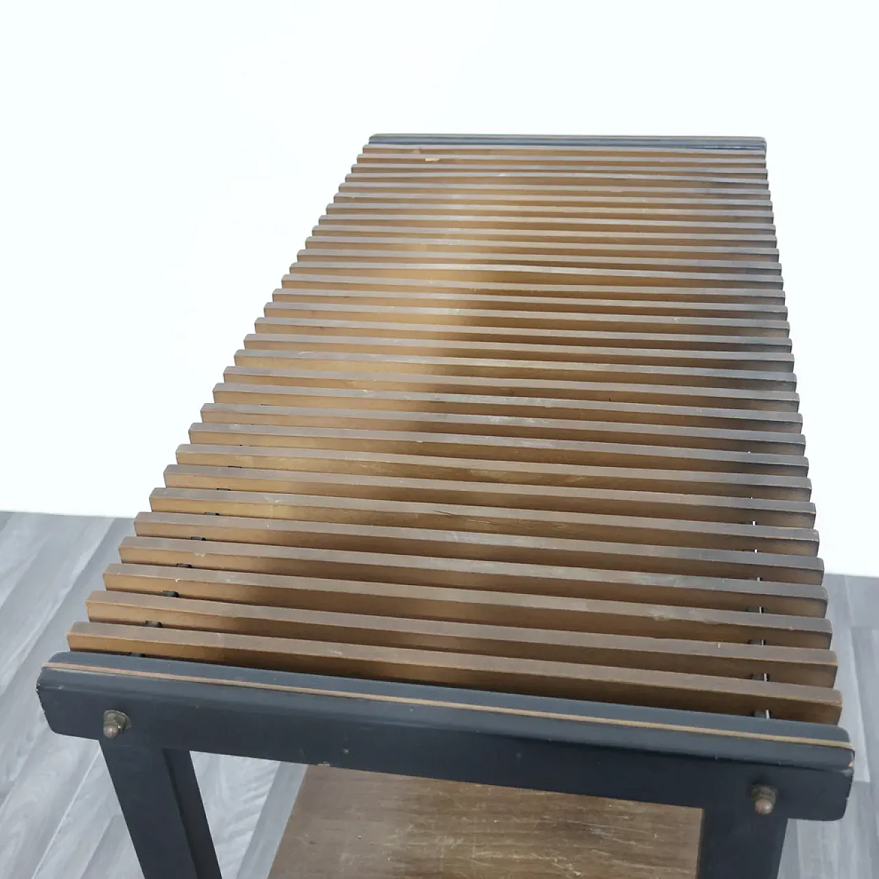 Modern Mid-Century teak cart, 1960s 7