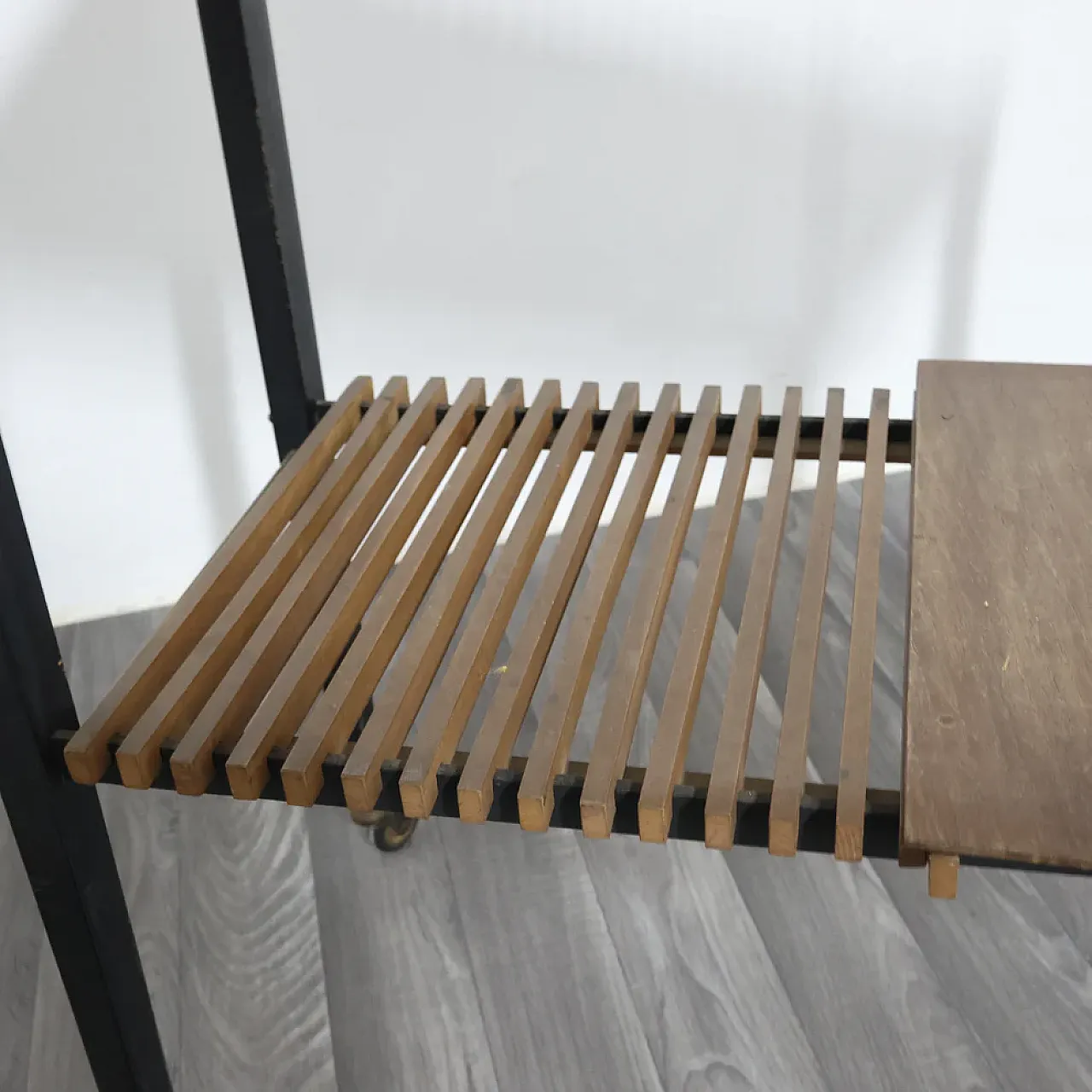 Modern Mid-Century teak cart, 1960s 8