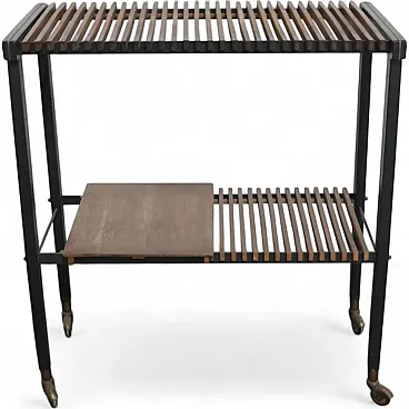 Modern Mid-Century teak cart, 1960s