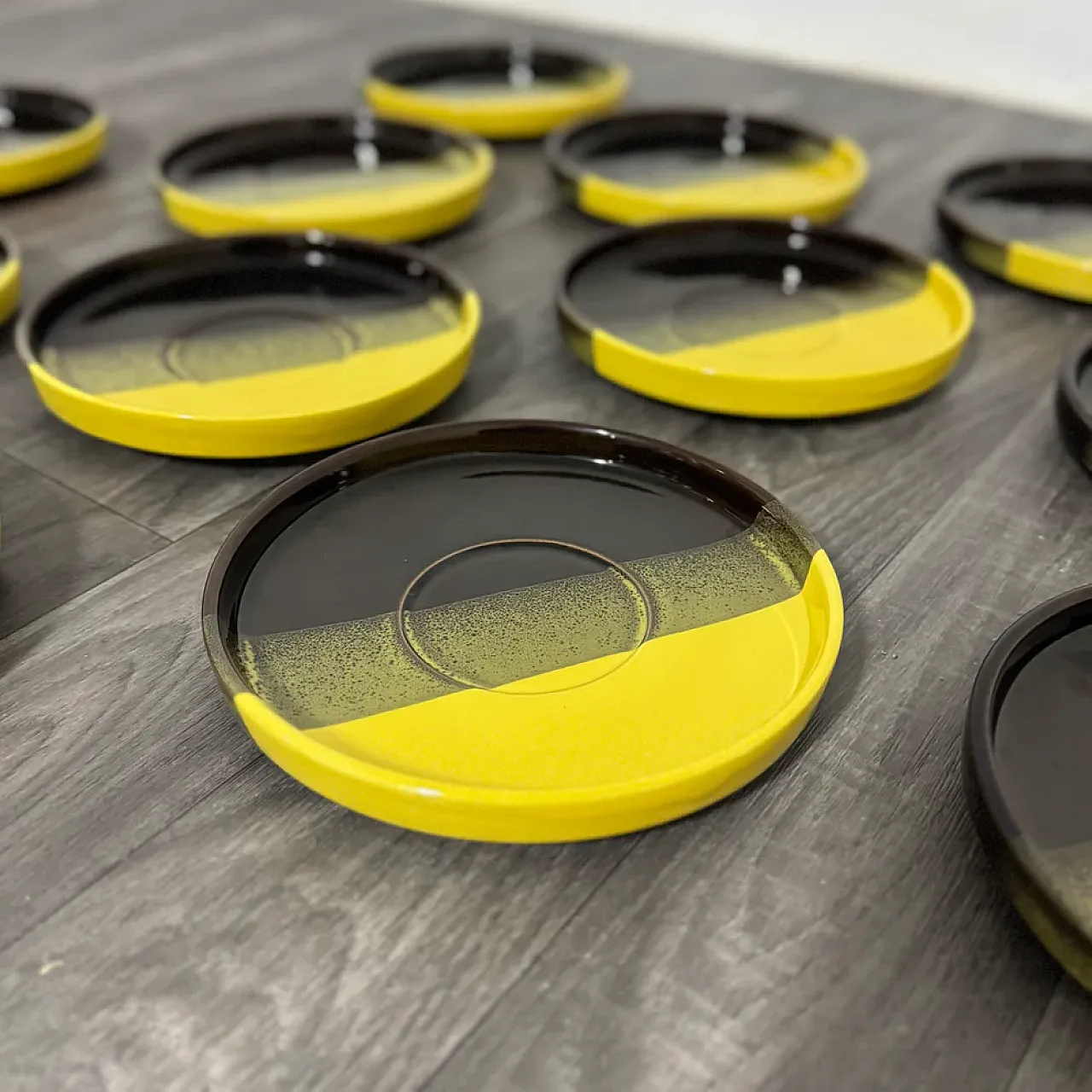 12 ceramic plates by Ceramiche SIC, 1970s 8