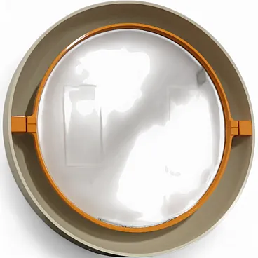 Allibert plastic mirror, 1970s