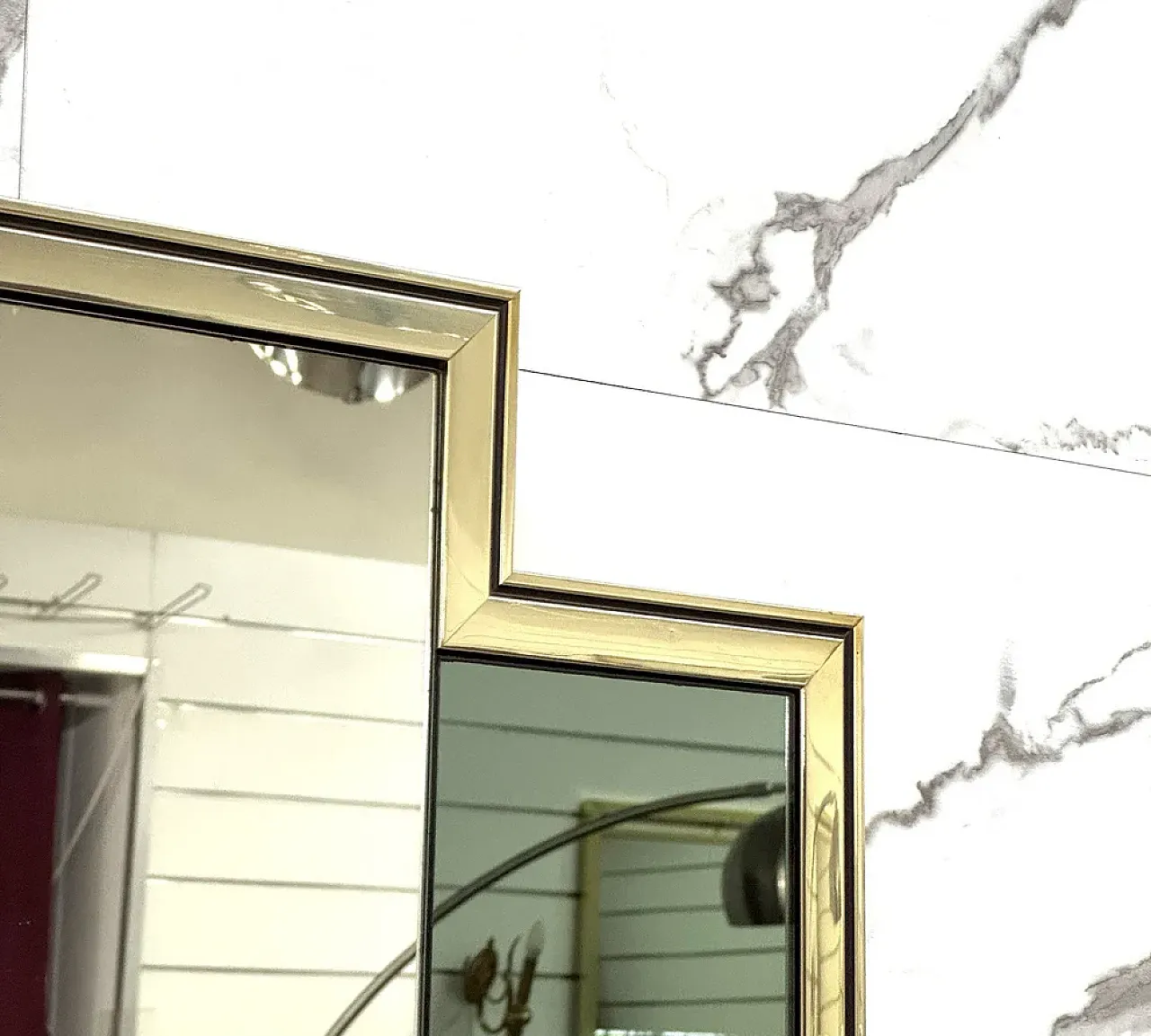 Specchio geometrico modernariato, anni ‘70 5