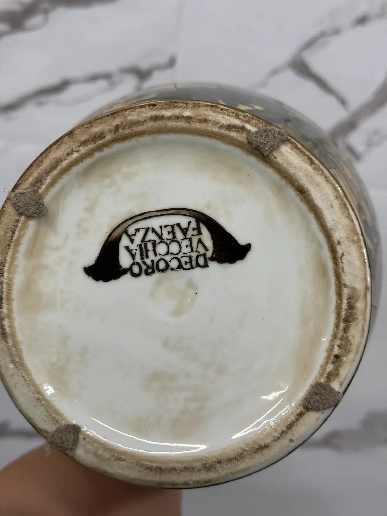 Faenza ceramic vase, 1970s 5