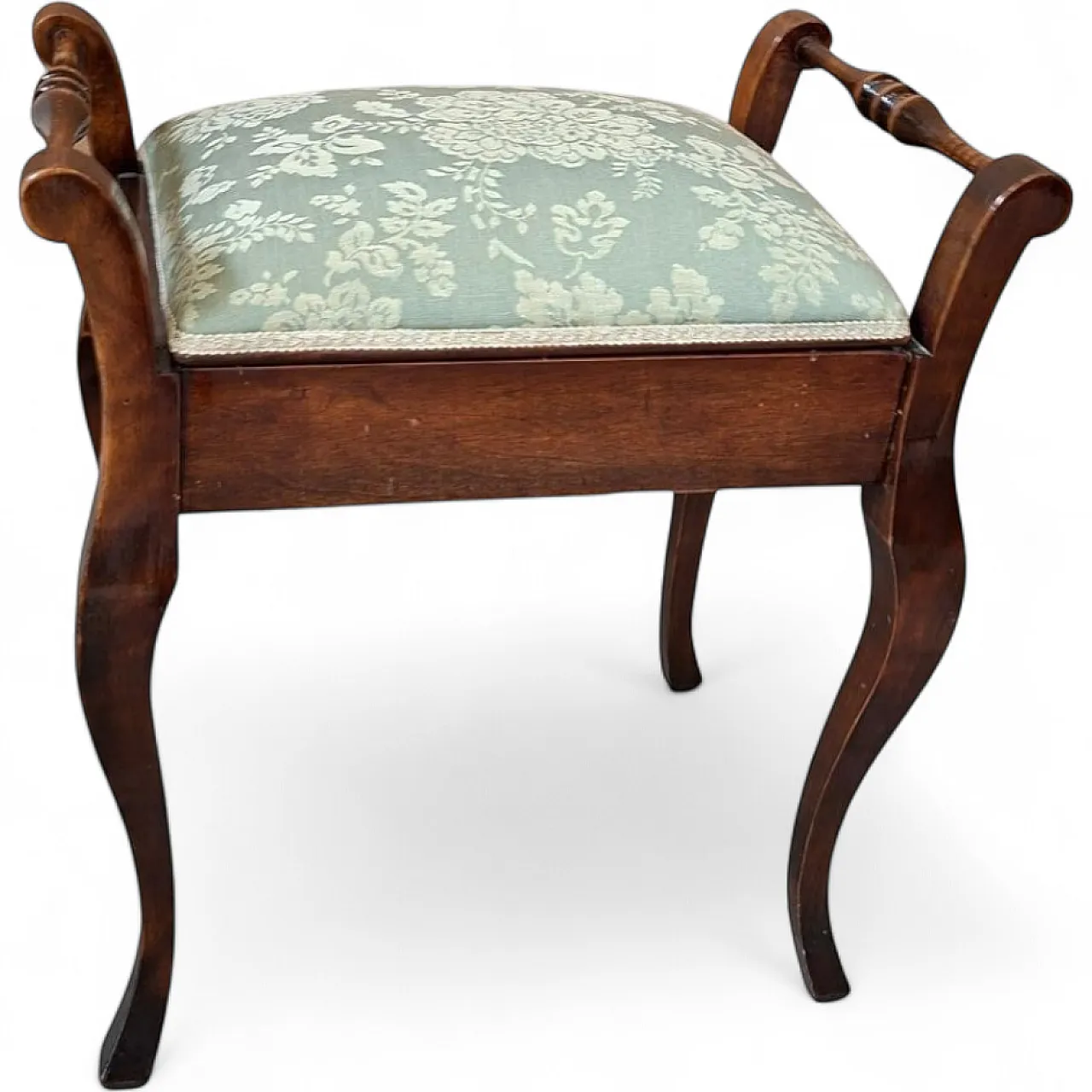 Wooden bedroom stool, 1980s 12