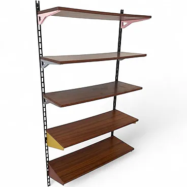 Walnut bookcase, 1960s