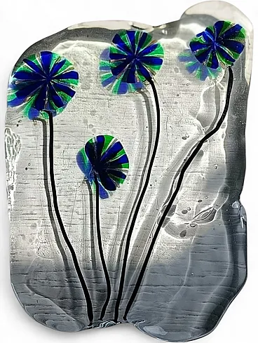 Targa di Murano attribuita a Ermanno Nason per Cenedese, anni '60