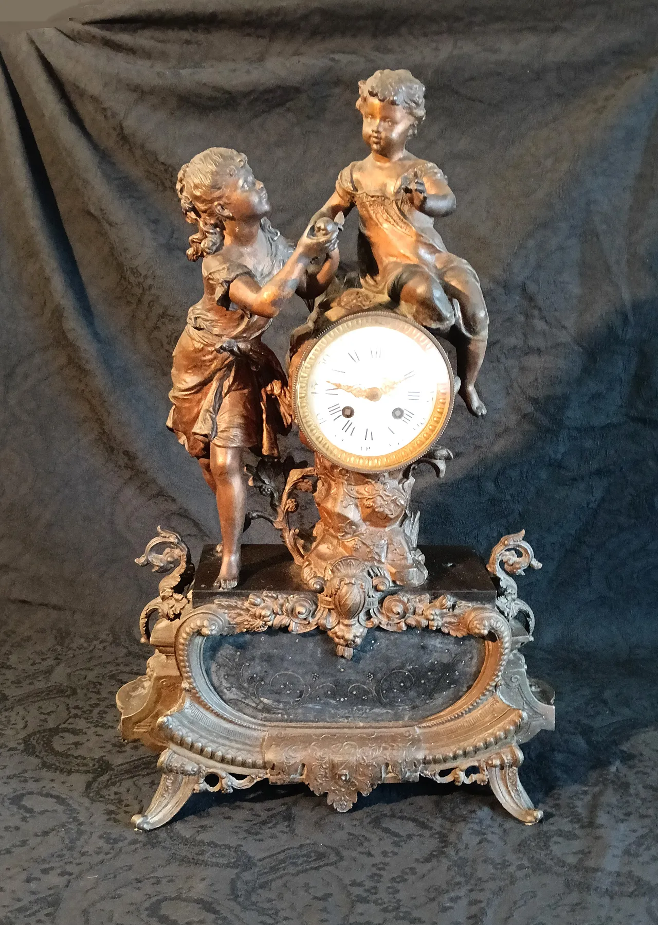 Mantel clock, Millet, Carcassonne. end of the 19th century 1