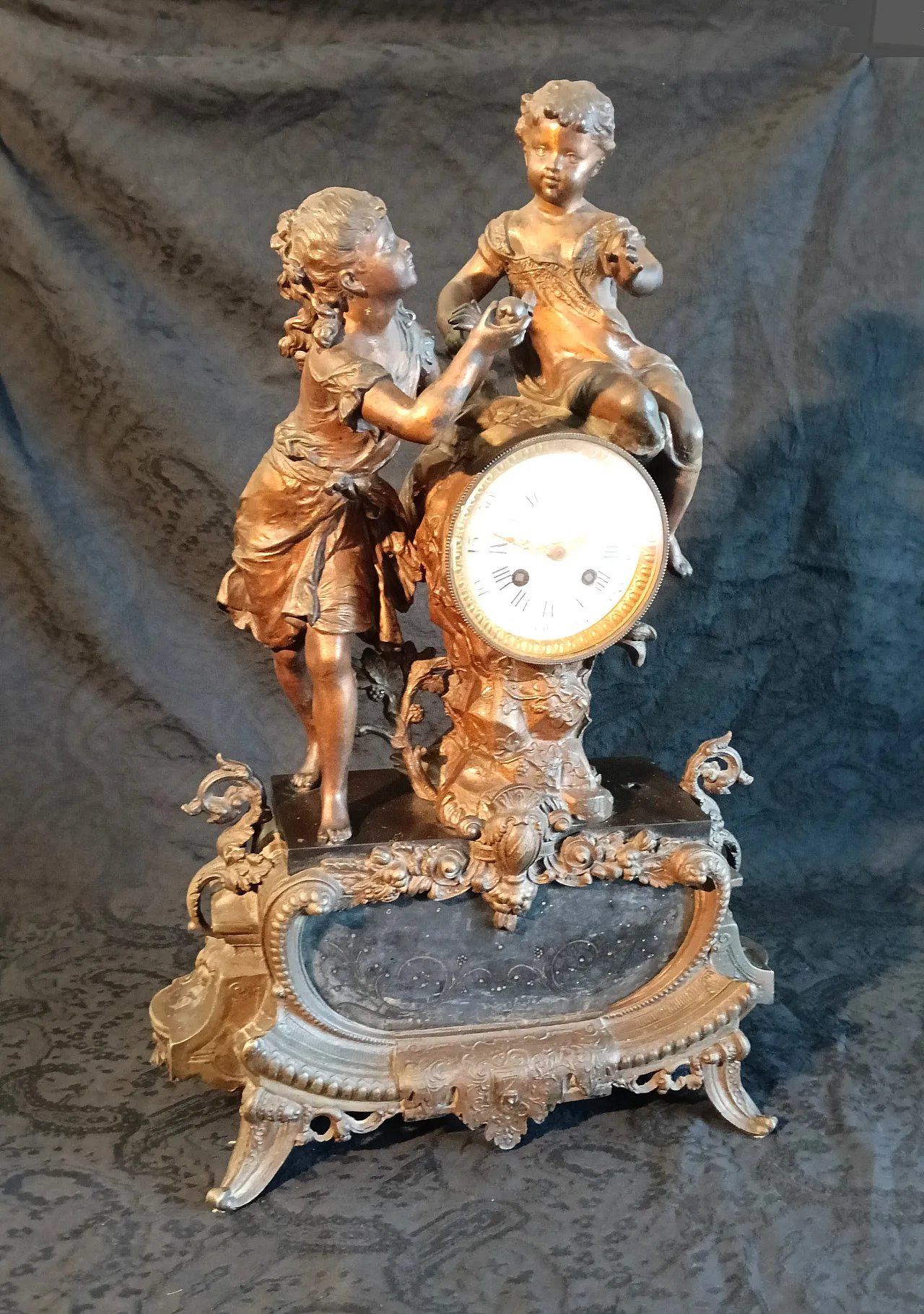 Mantel clock, Millet, Carcassonne. end of the 19th century 2