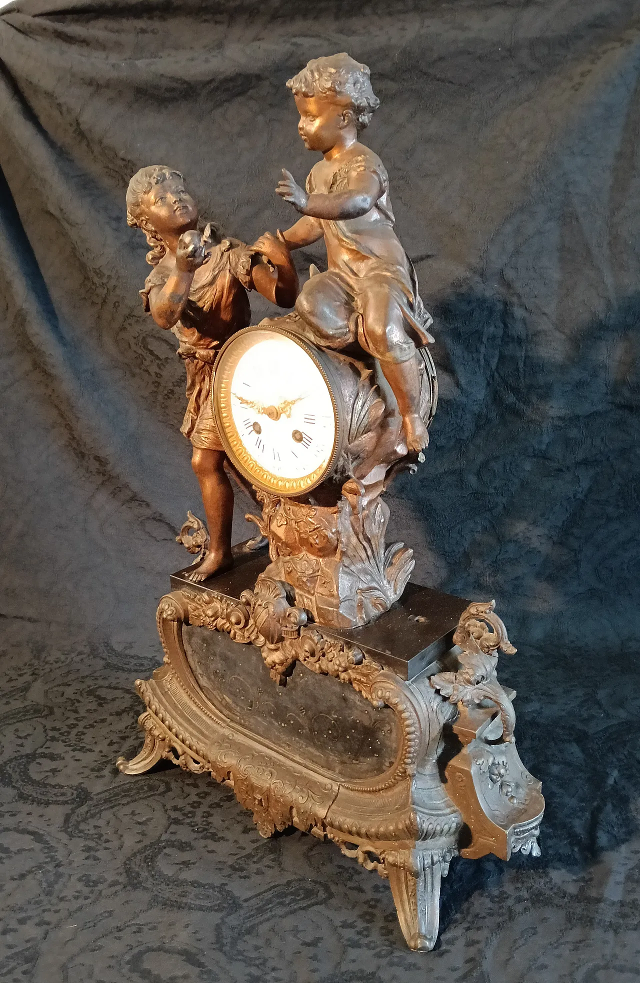 Mantel clock, Millet, Carcassonne. end of the 19th century 4