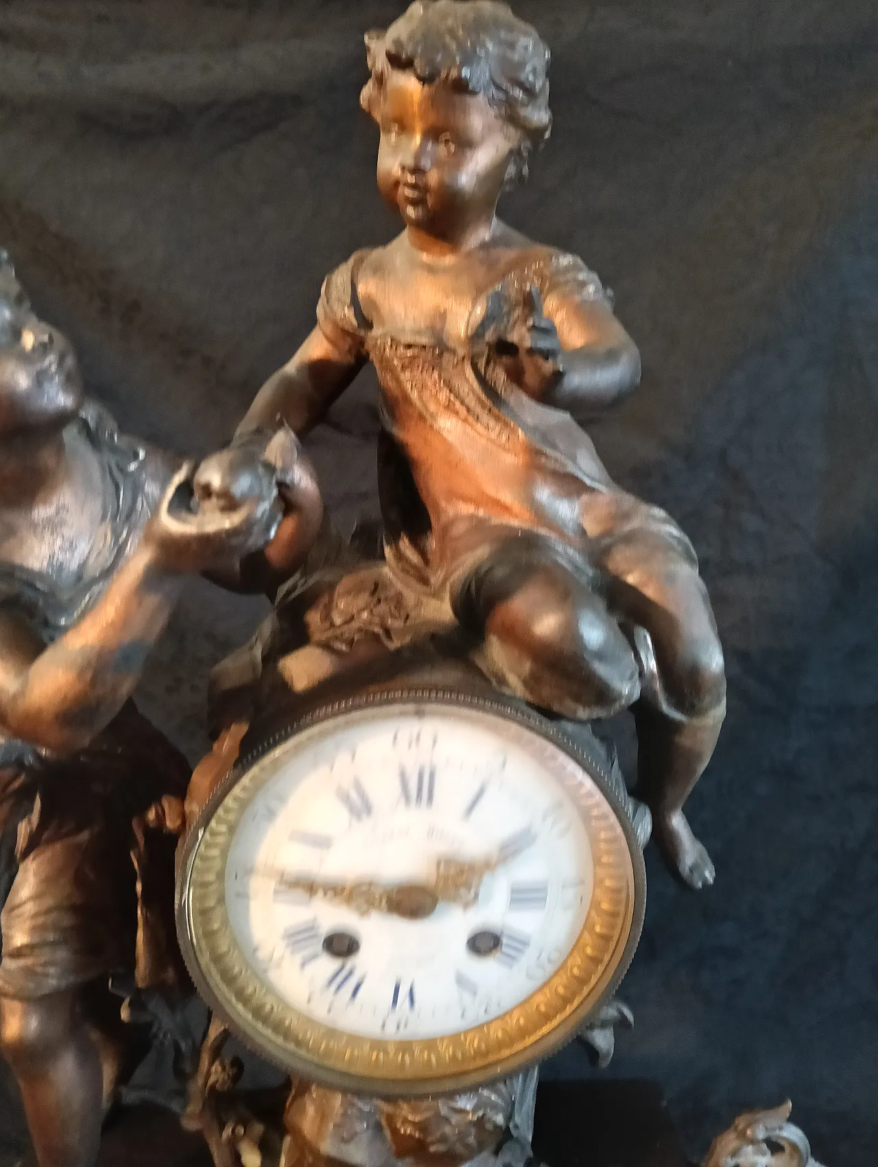 Mantel clock, Millet, Carcassonne. end of the 19th century 11