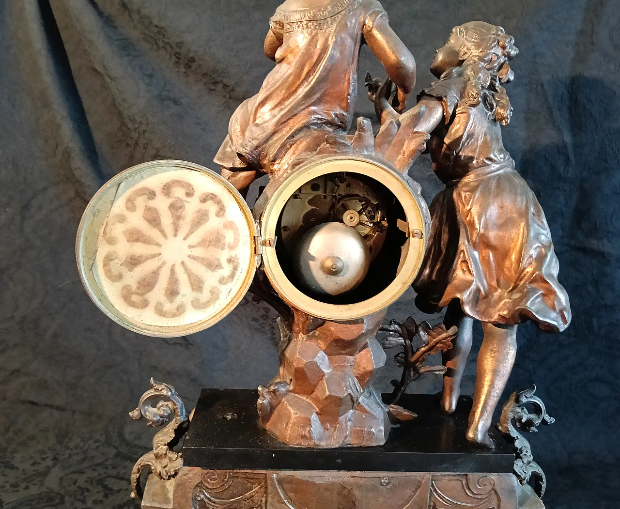 Mantel clock, Millet, Carcassonne. end of the 19th century 15