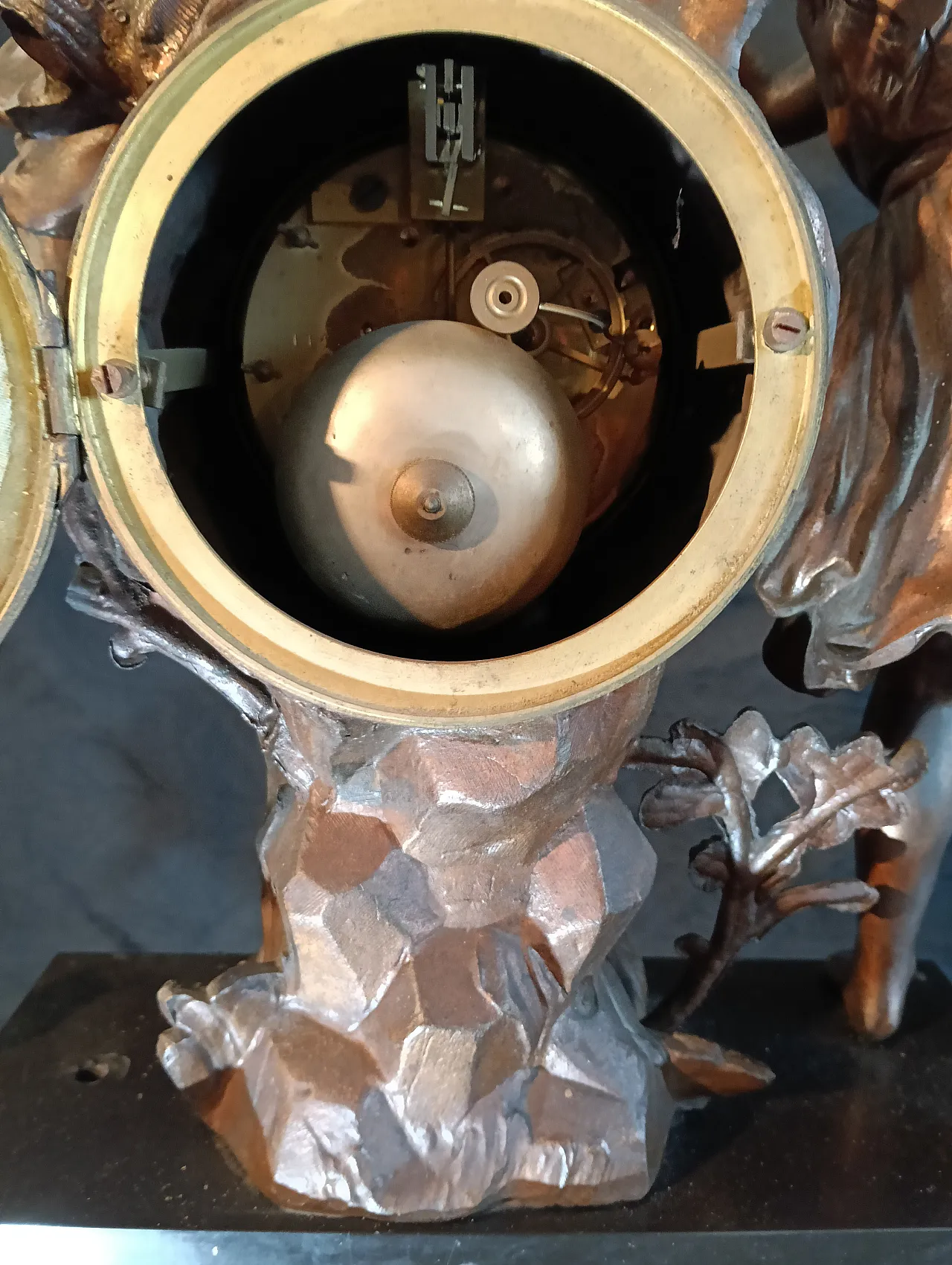 Mantel clock, Millet, Carcassonne. end of the 19th century 16