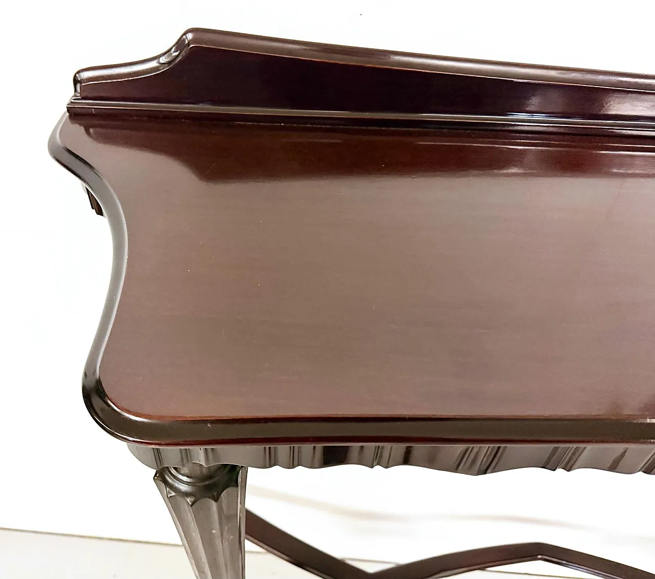 Ebonized Beech Console Table, 1960s 6