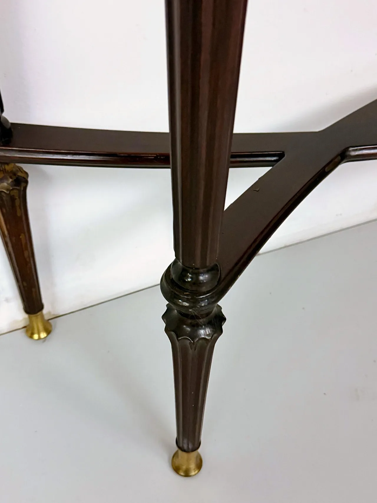 Ebonized Beech Console Table, 1960s 9