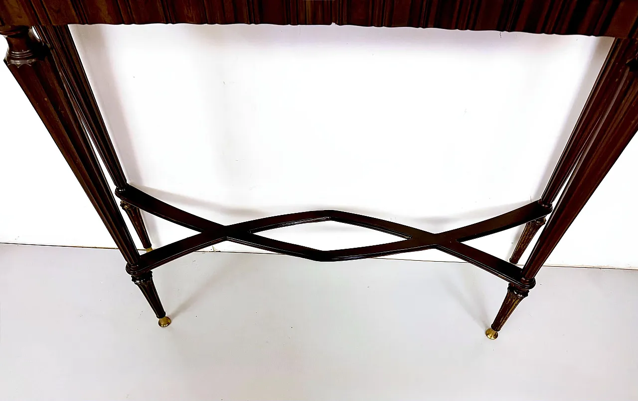 Ebonized Beech Console Table, 1960s 12