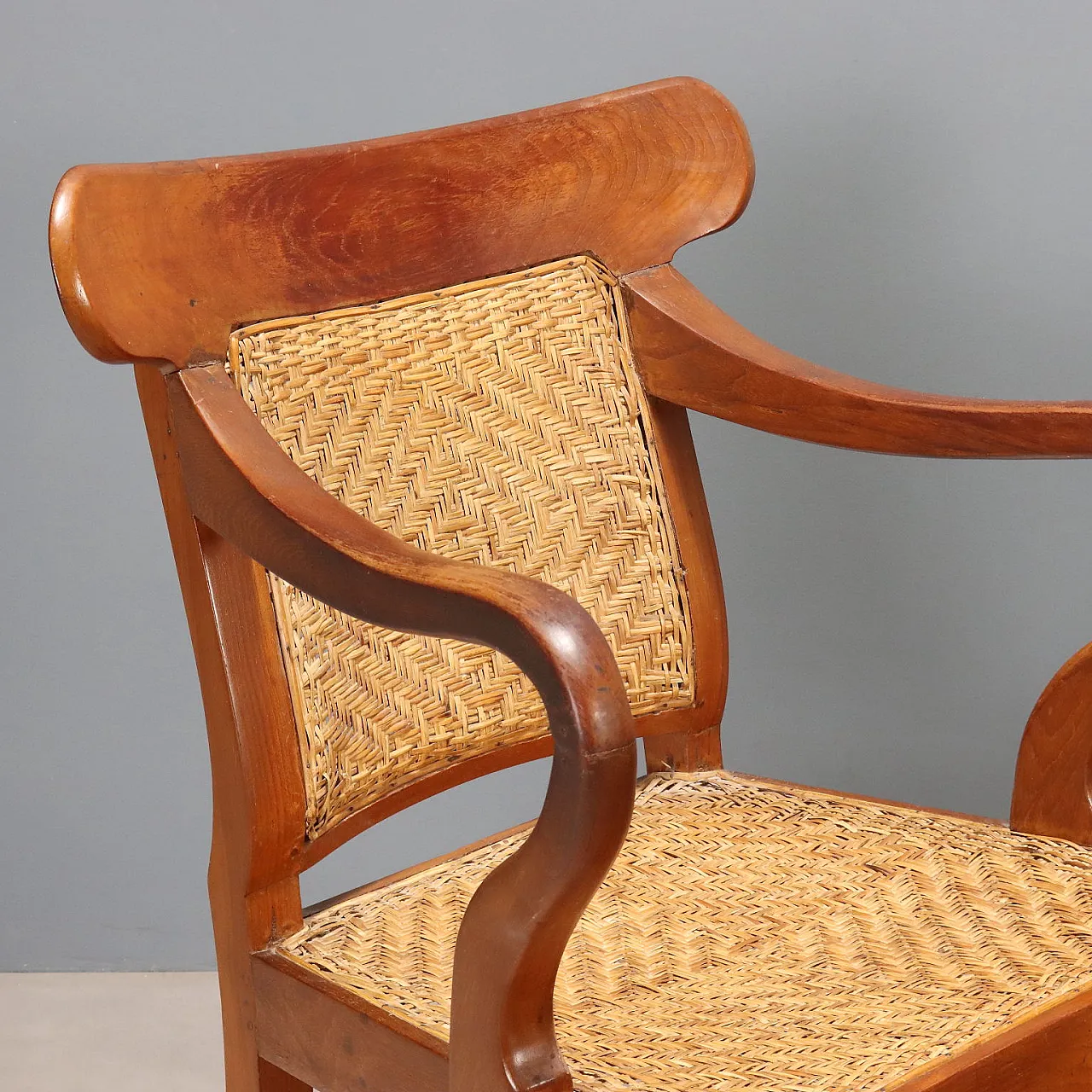 Coppia di poltrone in teak, fine '800 3