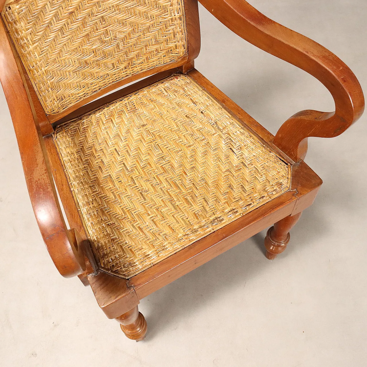 Coppia di poltrone in teak, fine '800 6