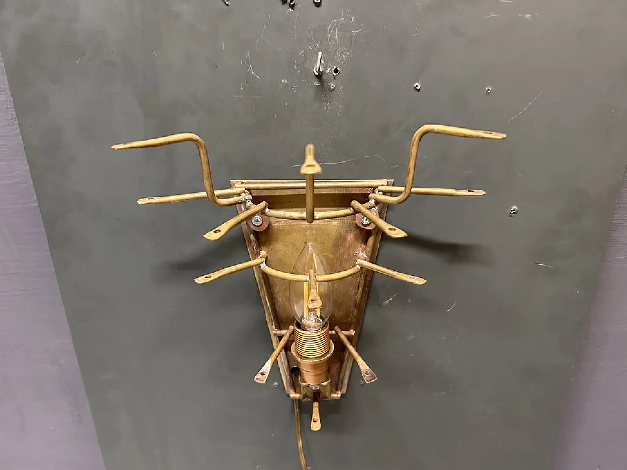 Pair of Poliedri wall lights in Murano glass, Italy, 1980s 10