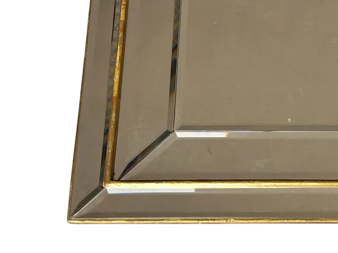 Specchio da parete ad arco in vetro, Italia, anni '80 6