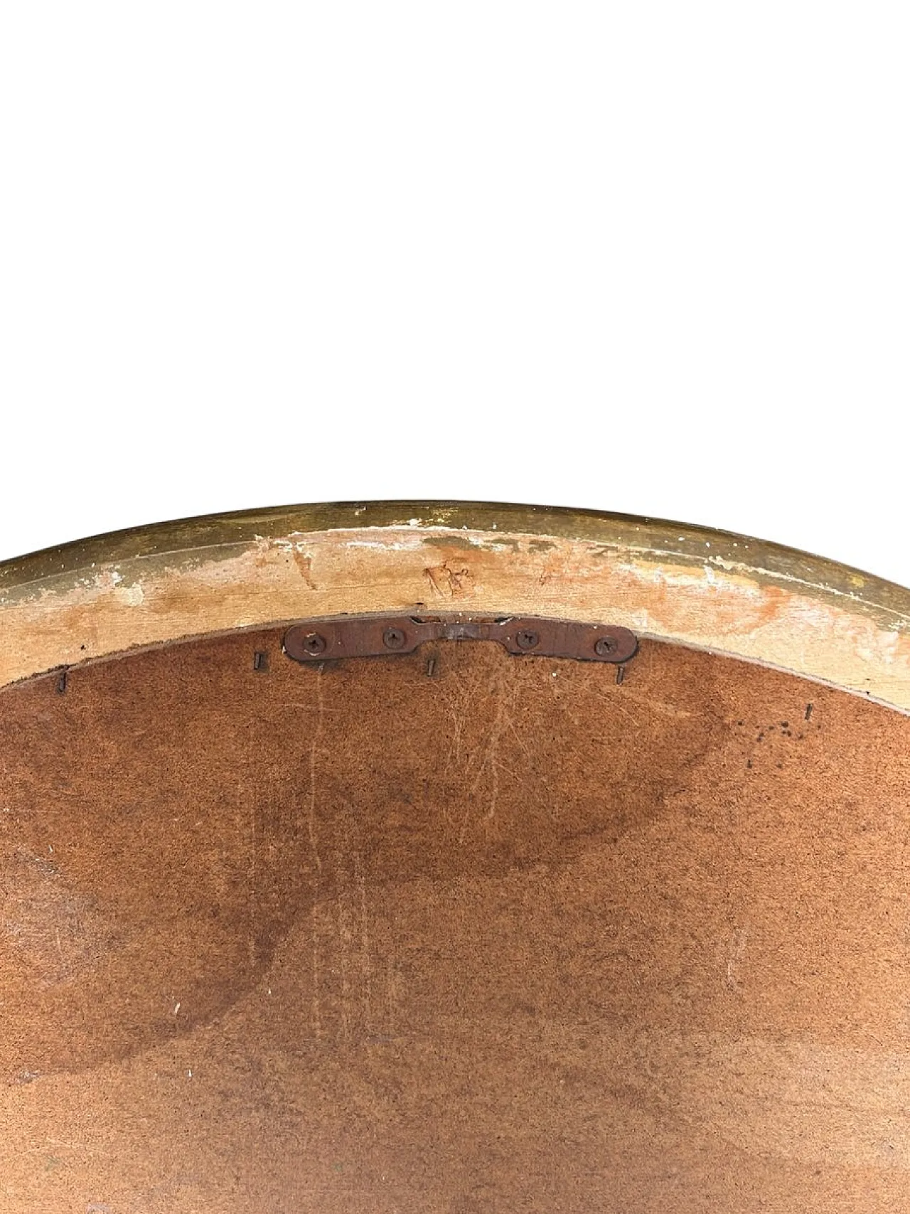 Specchio da parete ad arco in vetro, Italia, anni '80 10