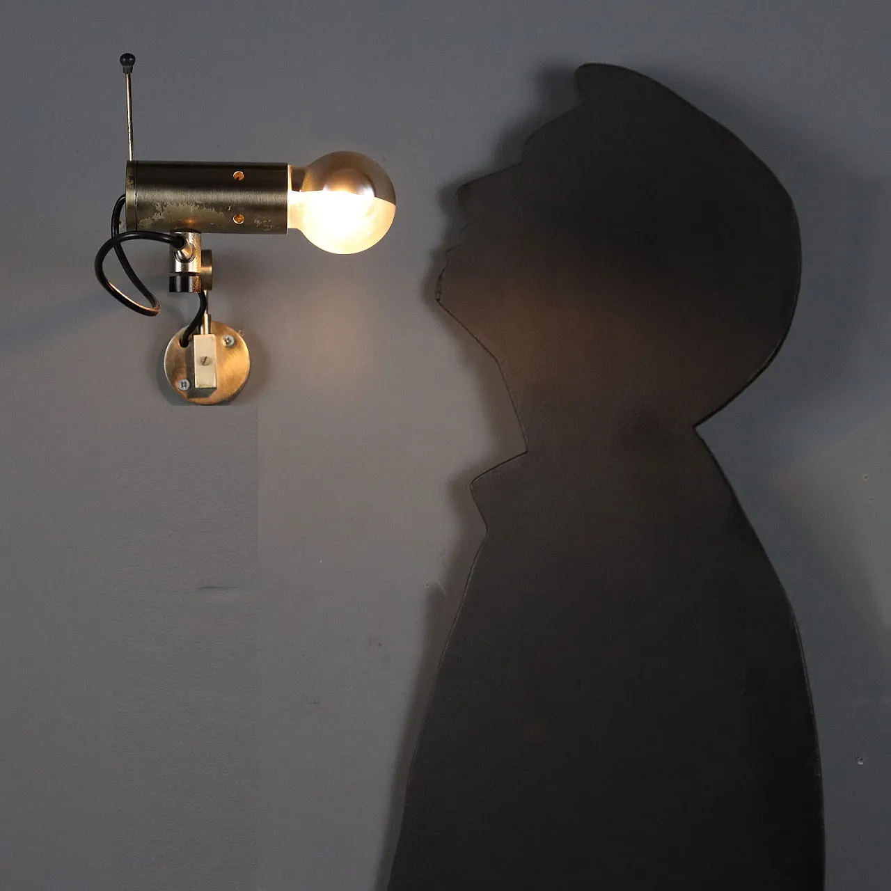 Coppia di applique in alluminio anodizzato, '900 3