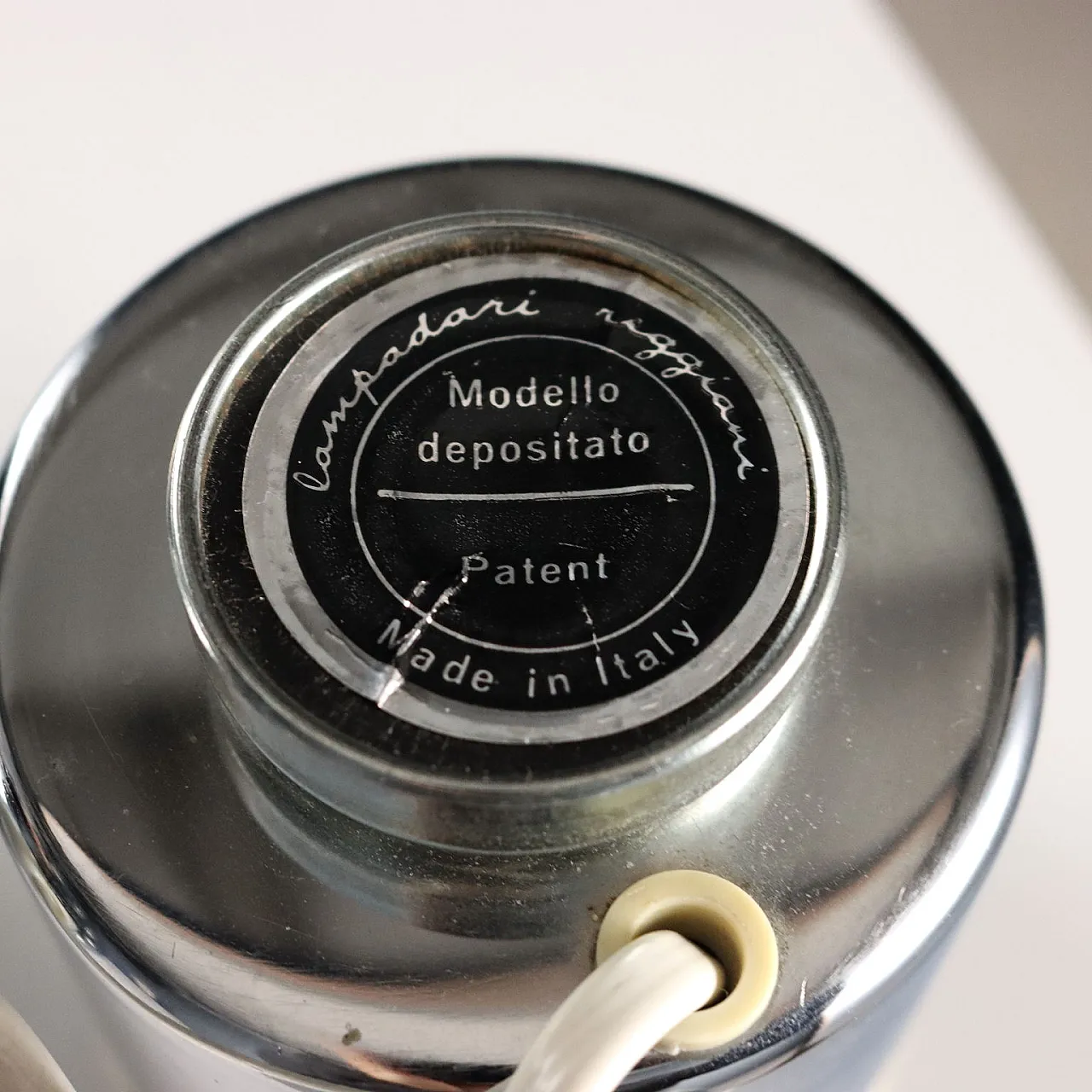 Pair of metal lamps with adjustable diffuser, 20th century 10