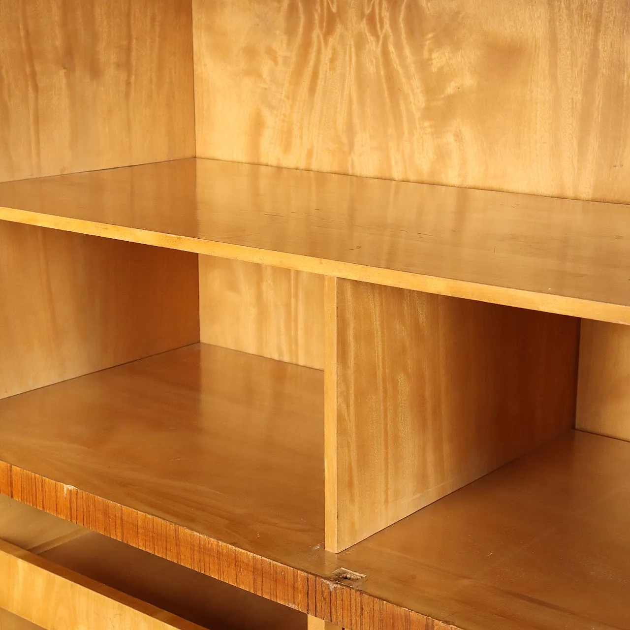 Credenza in impiallacciatura di legno esotico, '900 4