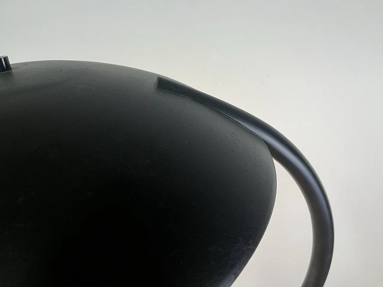 Metal and glass Disc floor lamp, 1960s 8