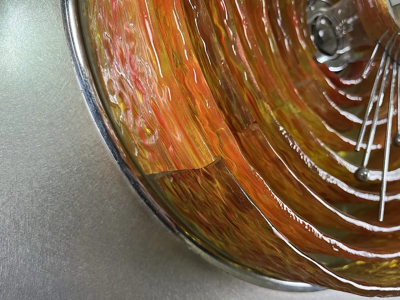 Glass and steel light panel by Angelo Brotto for Esperia, 1970s 14