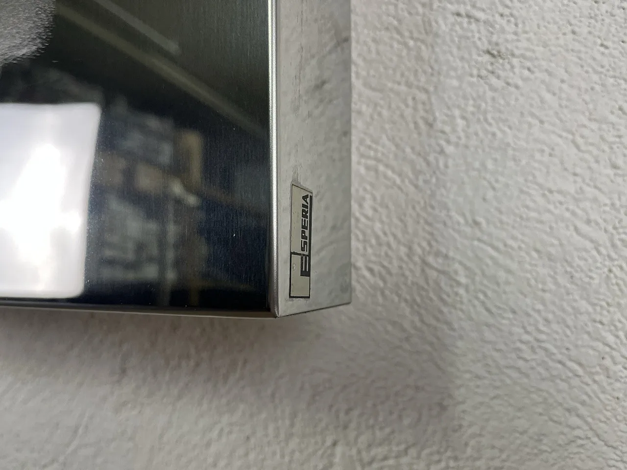 Glass and steel light panel by Angelo Brotto for Esperia, 1970s 19